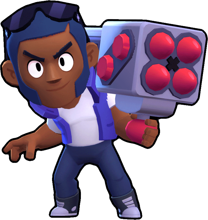 Brawl Stars Character With Blaster