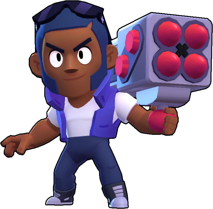 Brawl Stars Characterwith Blaster