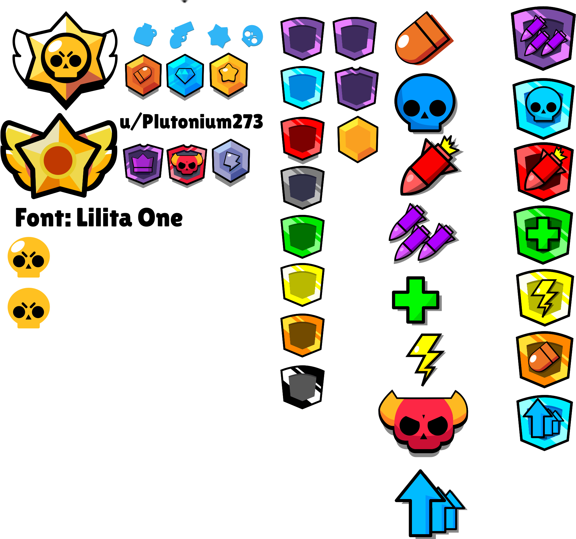 Brawl Stars Icon Set