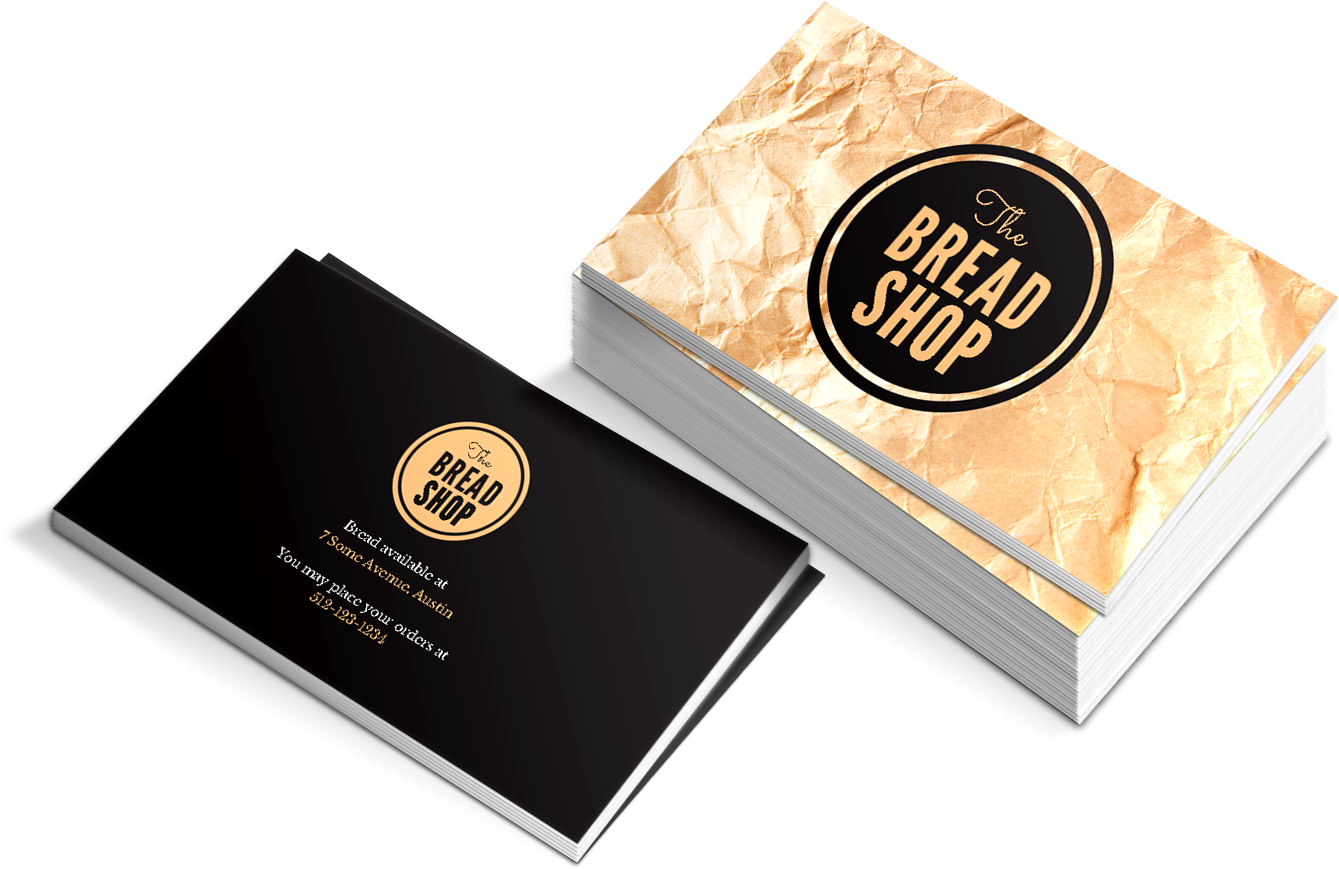 Bread Shop Business Cards Design