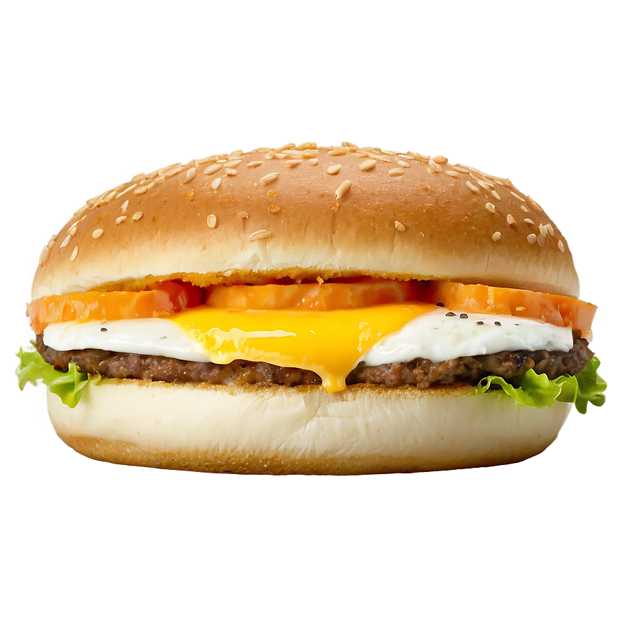 Breakfast Burger Png 05042024