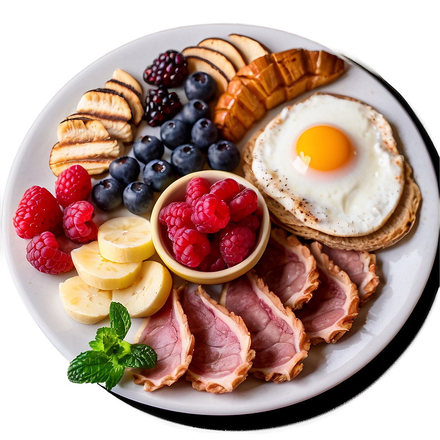 Breakfast Platter Assortment Png Qhh27