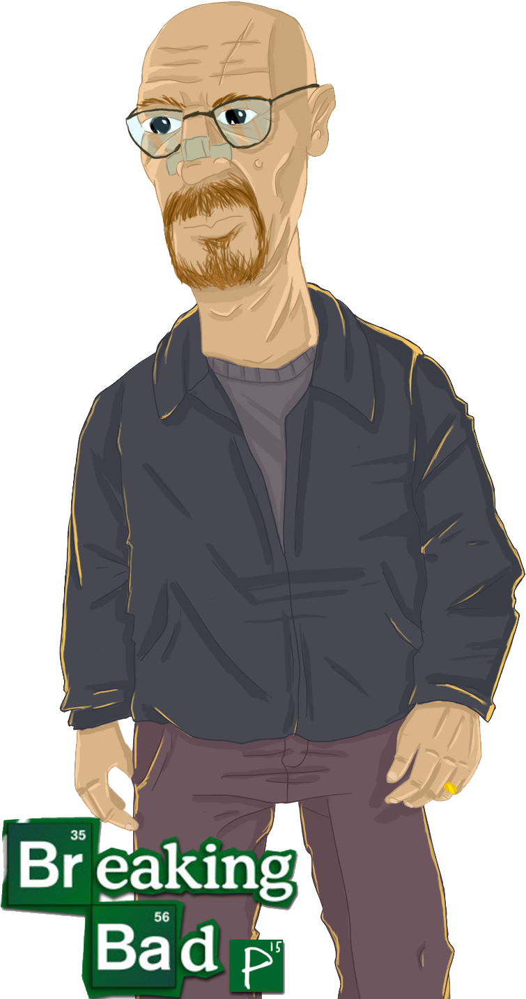 Breaking Bad Animated Character Illustration