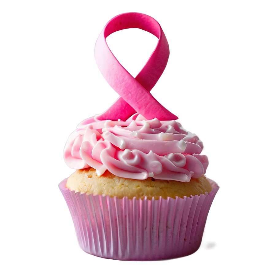 Breast Cancer Awareness Pink Cupcake Png Tfk