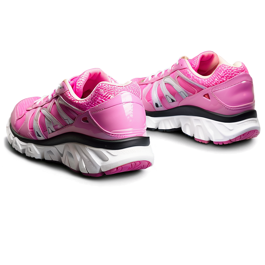 Breast Cancer Support Pink Sneakers Png Wml64