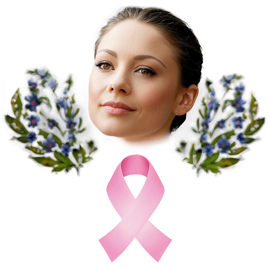 Breast Cancer Warrior Pink Ribbon Png Dmv74