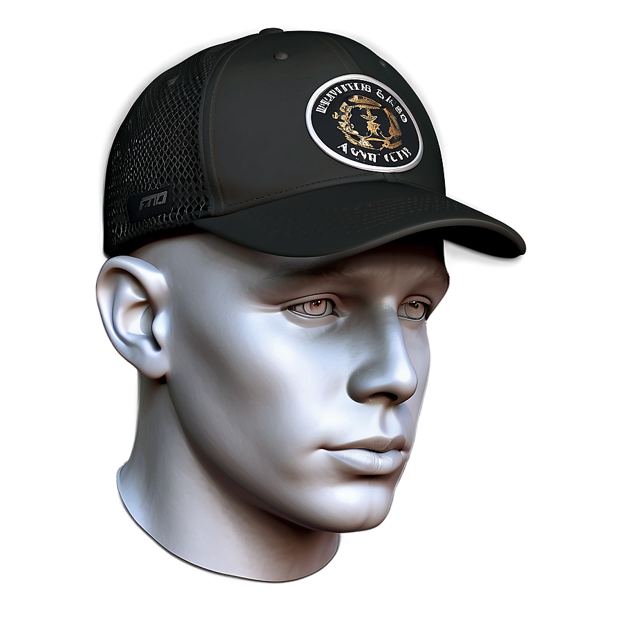 Breathable Black Cap Png Lkn