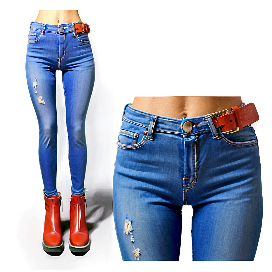 Breathable Skinny Jeans Png Vyp4