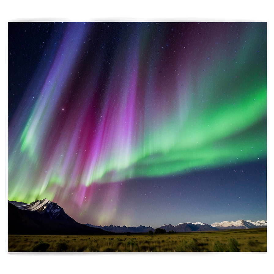 Breathtaking Aurora Landscape Png 6