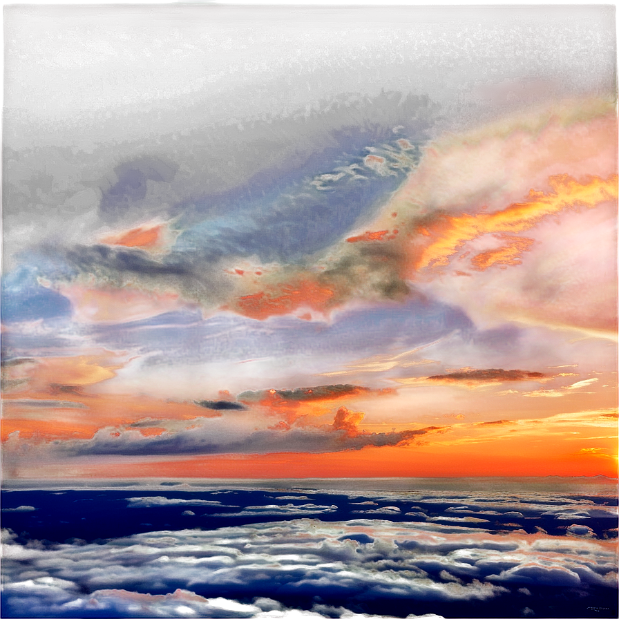 Breathtaking Sea Of Clouds Png Yfn