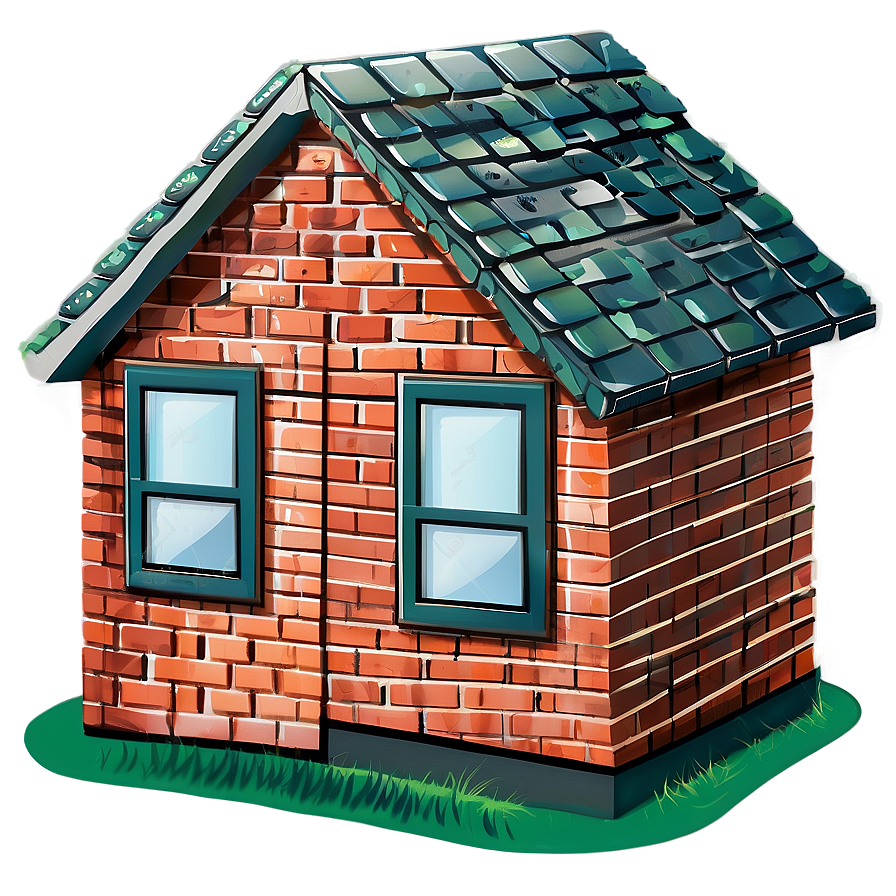 Brick House Clipart Png 06122024