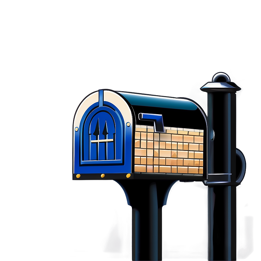 Brick Mailbox Design Png 05062024