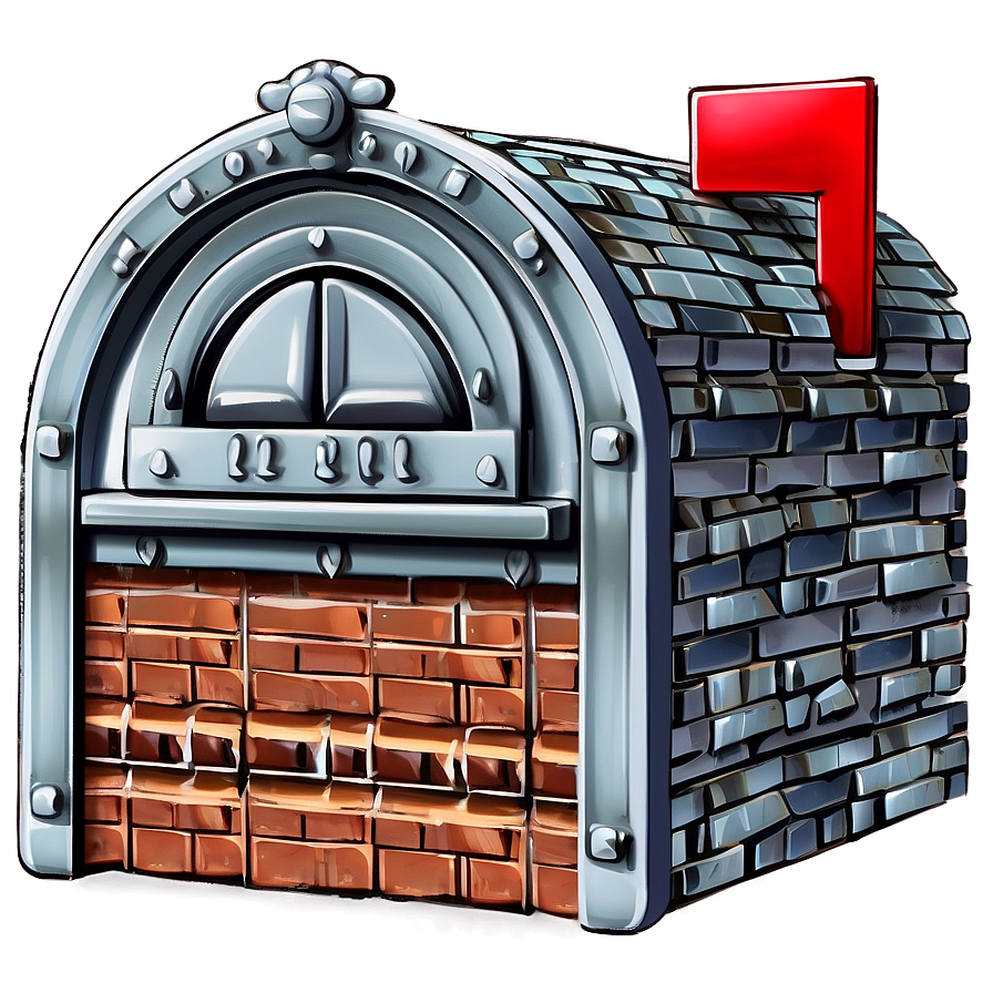 Brick Mailbox Design Png Baj