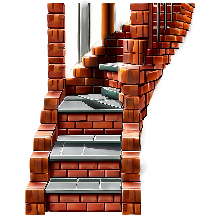 Brick Staircase Design Png Vgv14