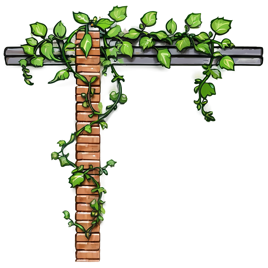 Brick Wall Vine Png 05062024