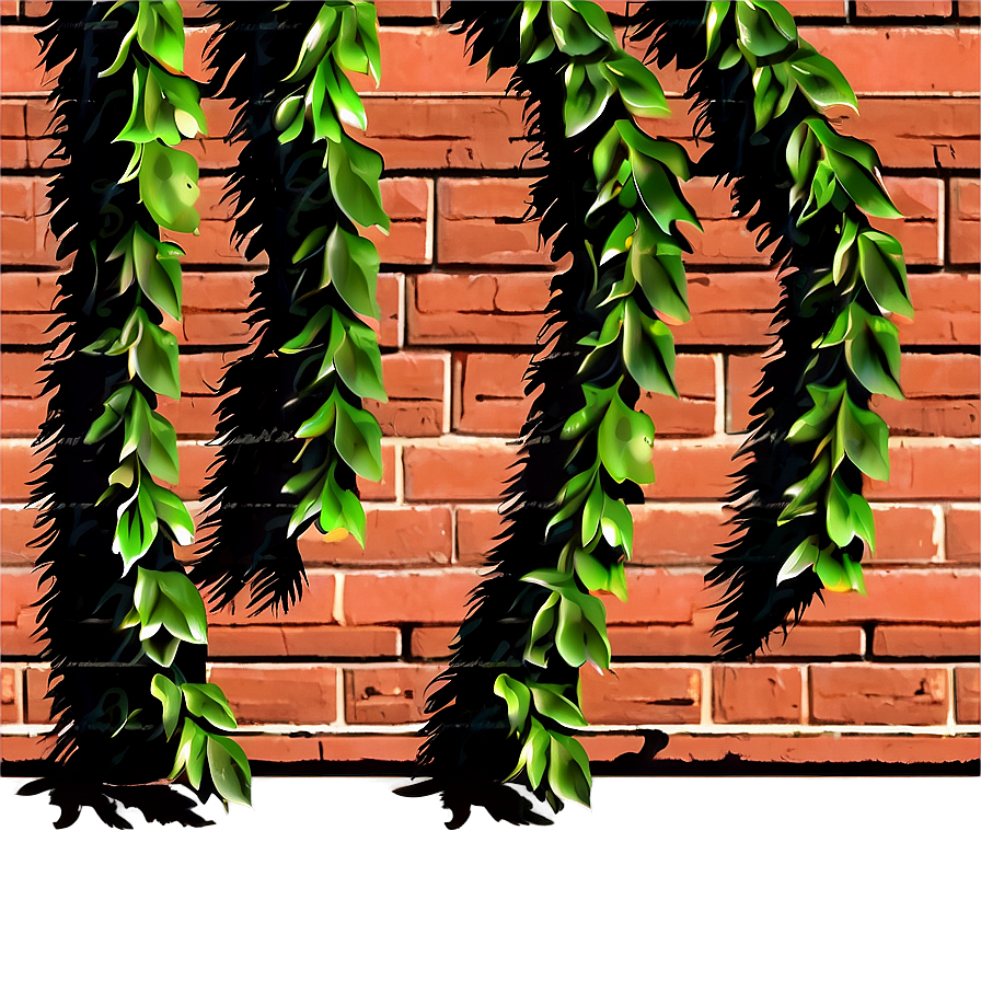 Brick Wall Vine Png 05062024