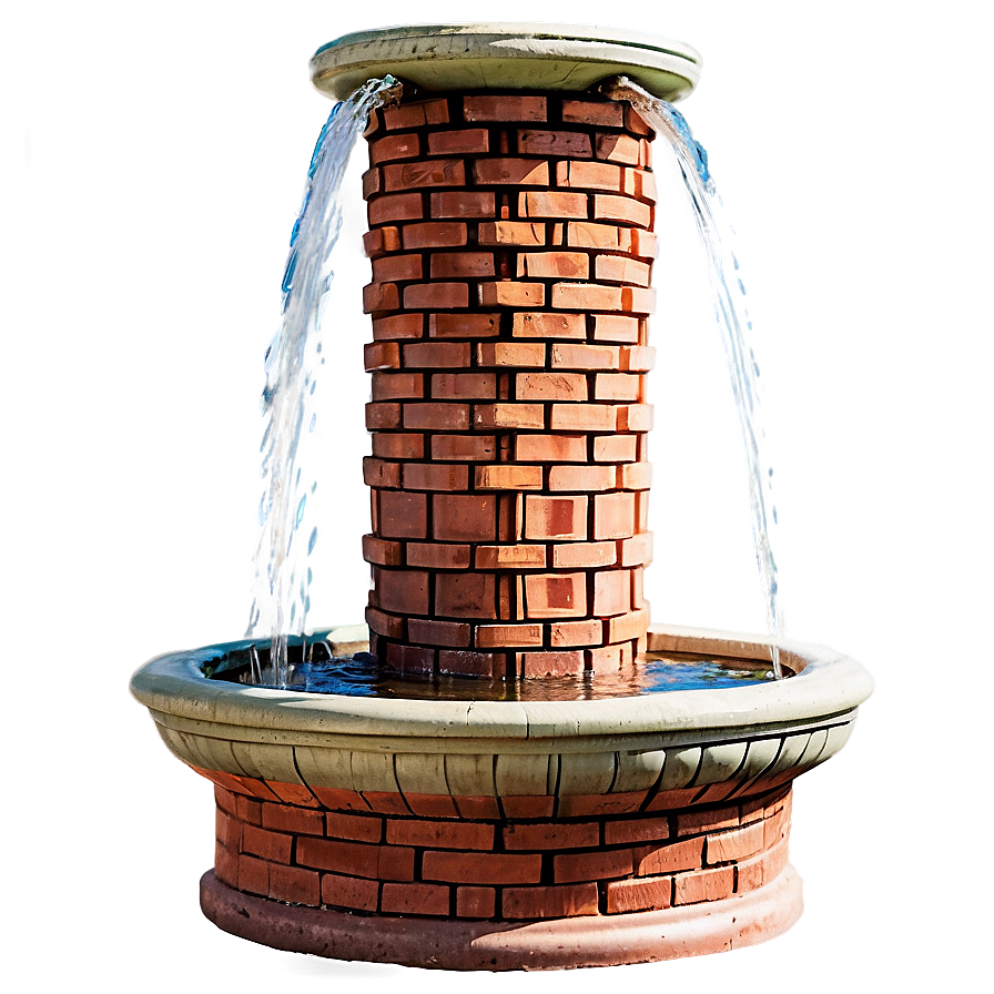 Brick Water Fountain Png Xrb