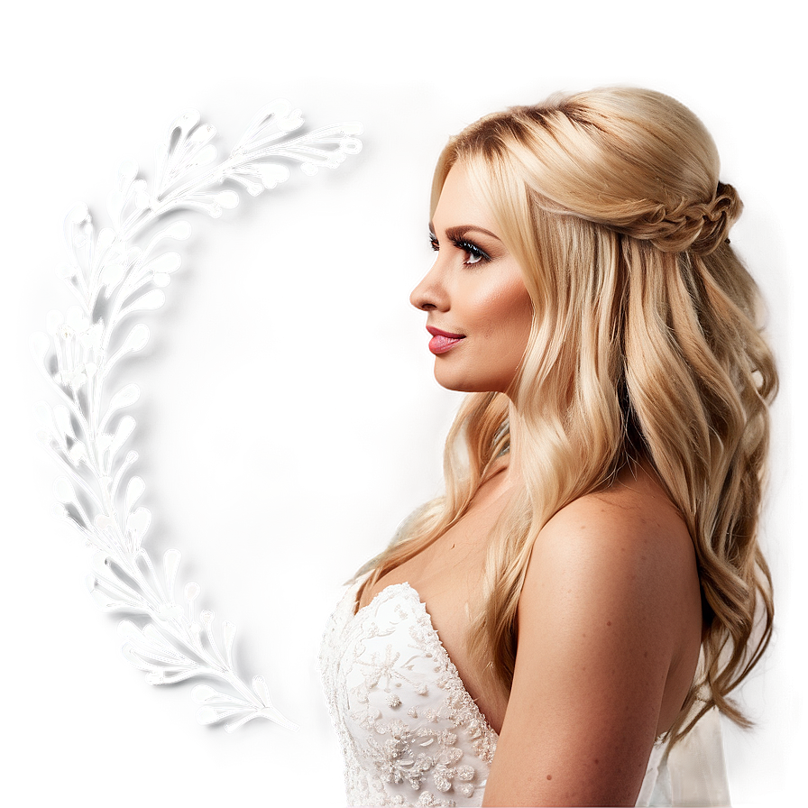 Bridal Blond Hair Png 06262024