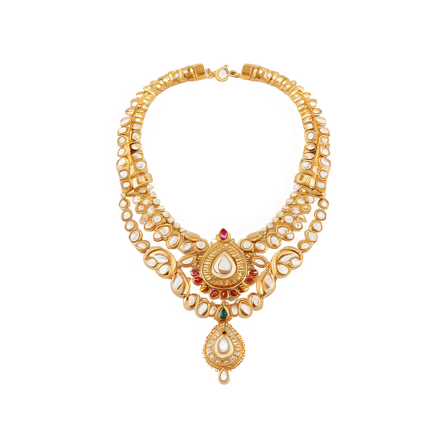 Bridal Gold Necklace Png Dco