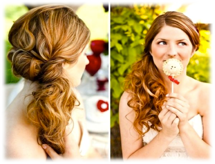 Bridal Hairstyleand Playful Expression