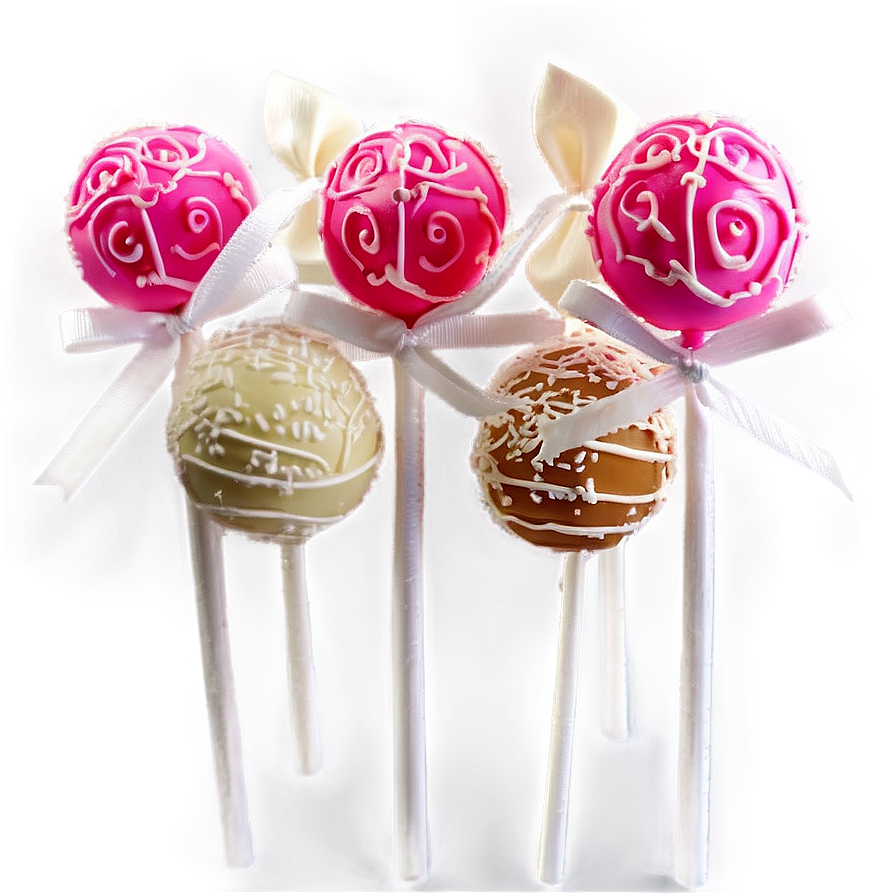 Bridal Shower Cake Pops Png 06272024