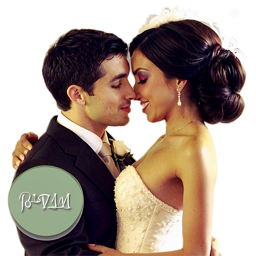 Bride And Groom Cake Topper Png 27