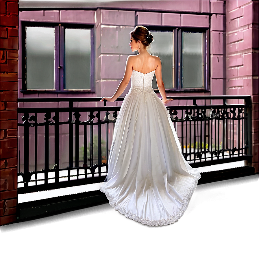 Bride On Balcony Png Ykr81