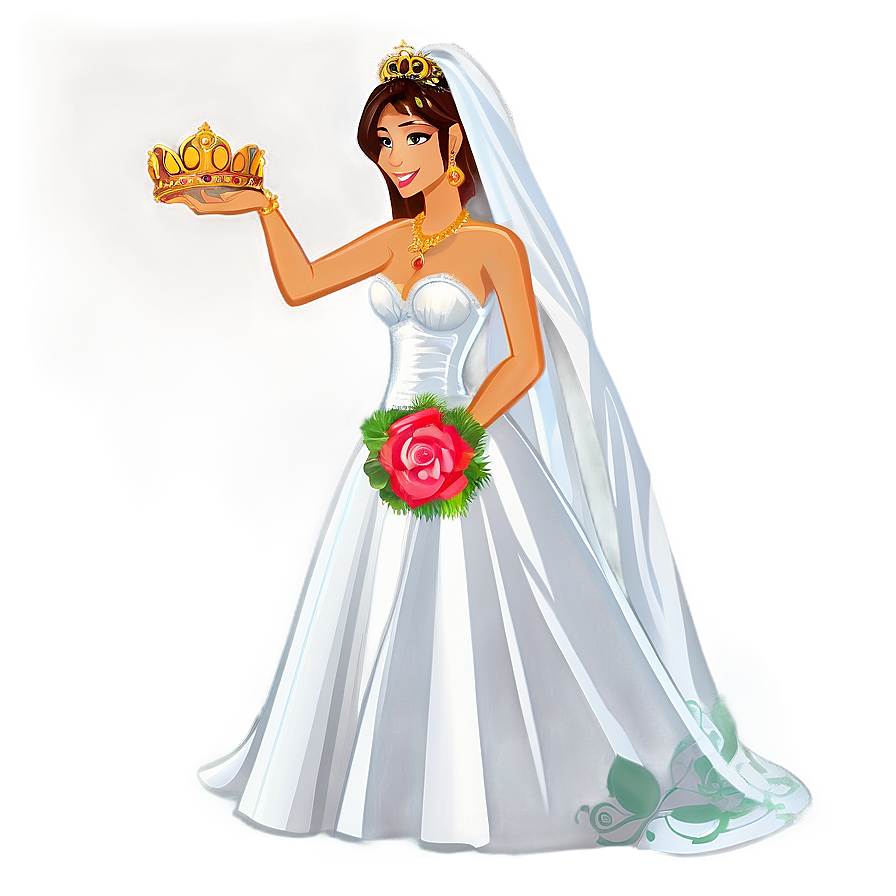 Bride With Tiara Png Mur46