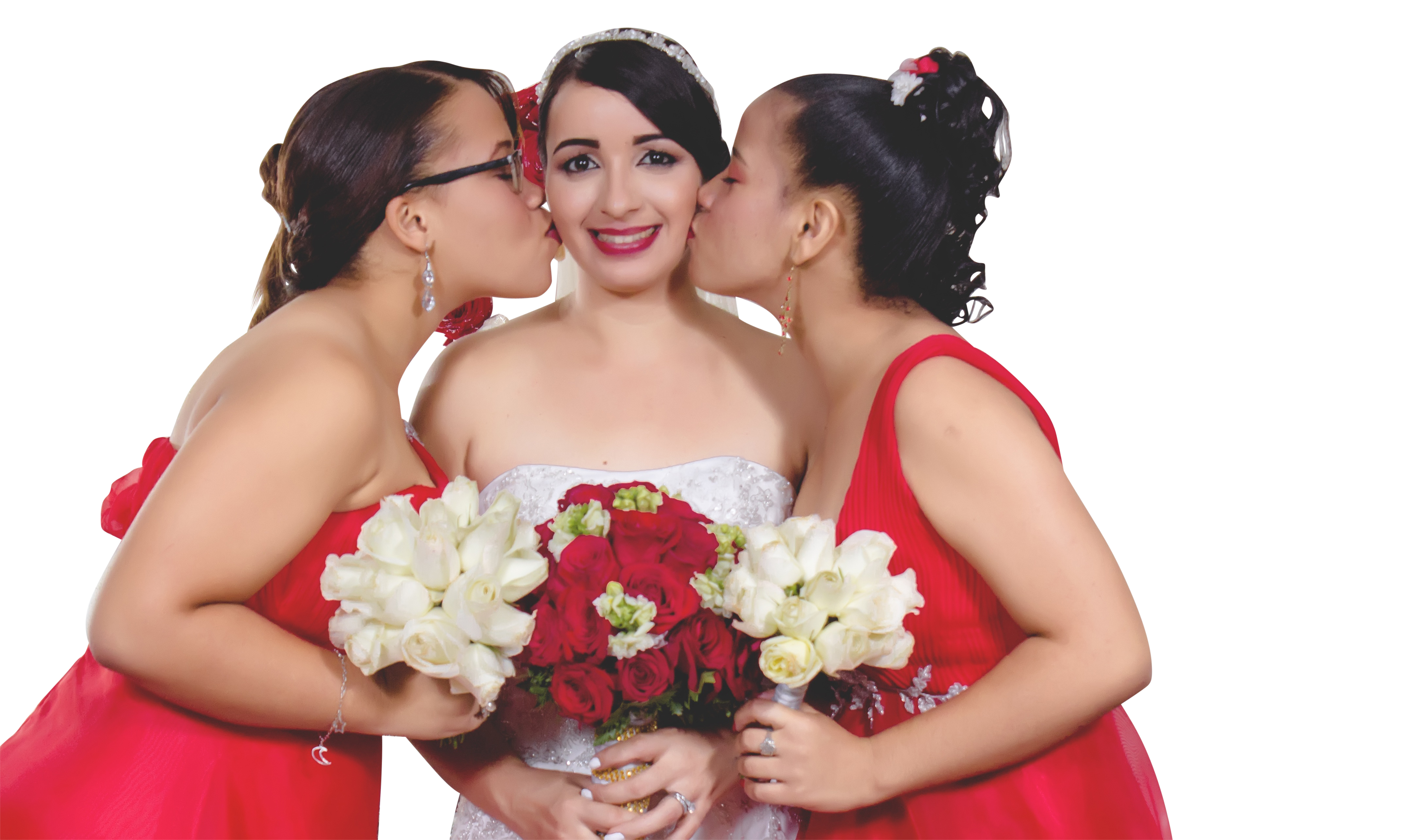 Brideand Bridesmaids Affection