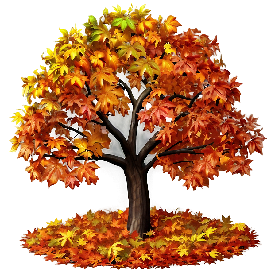 Bright Autumn Tree Png Dmb84