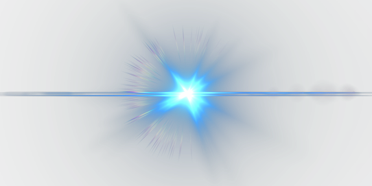 Bright_ Blue_ Lens_ Flare_ Horizontal