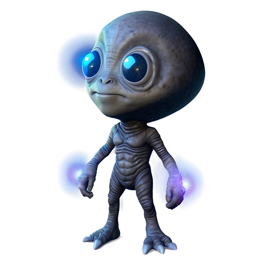 Bright-eyed Cute Alien Png 47