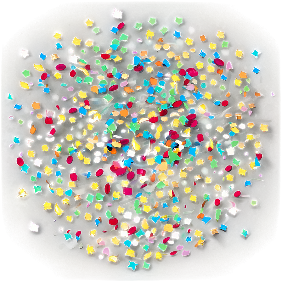 Bright Festive Confetti Png 95