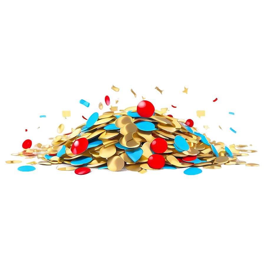 Bright Festive Confetti Png Are