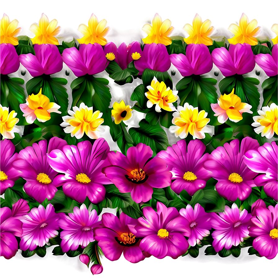 Bright Floral Wallpaper Png 05062024