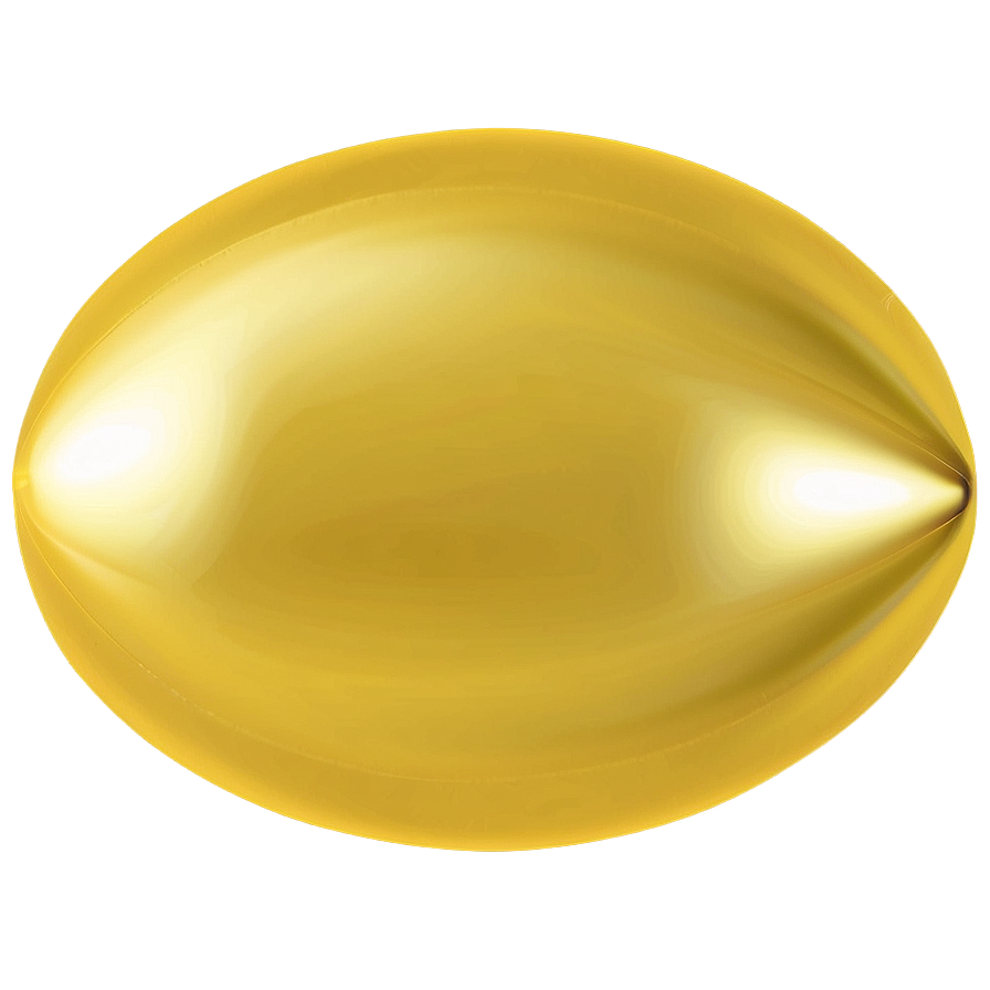 Bright Gold Balloon Png 06212024