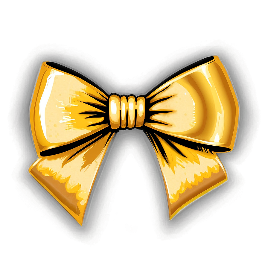 Bright Gold Bow Png Bcj