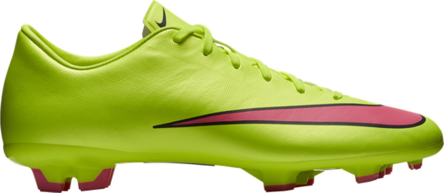 Bright Green Nike Soccer Cleats