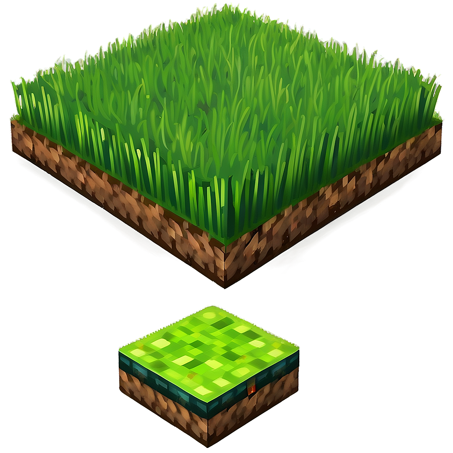 Bright Minecraft Grass Pattern Png Vkt89