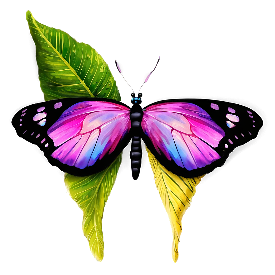 Bright Pink Butterfly Png 45