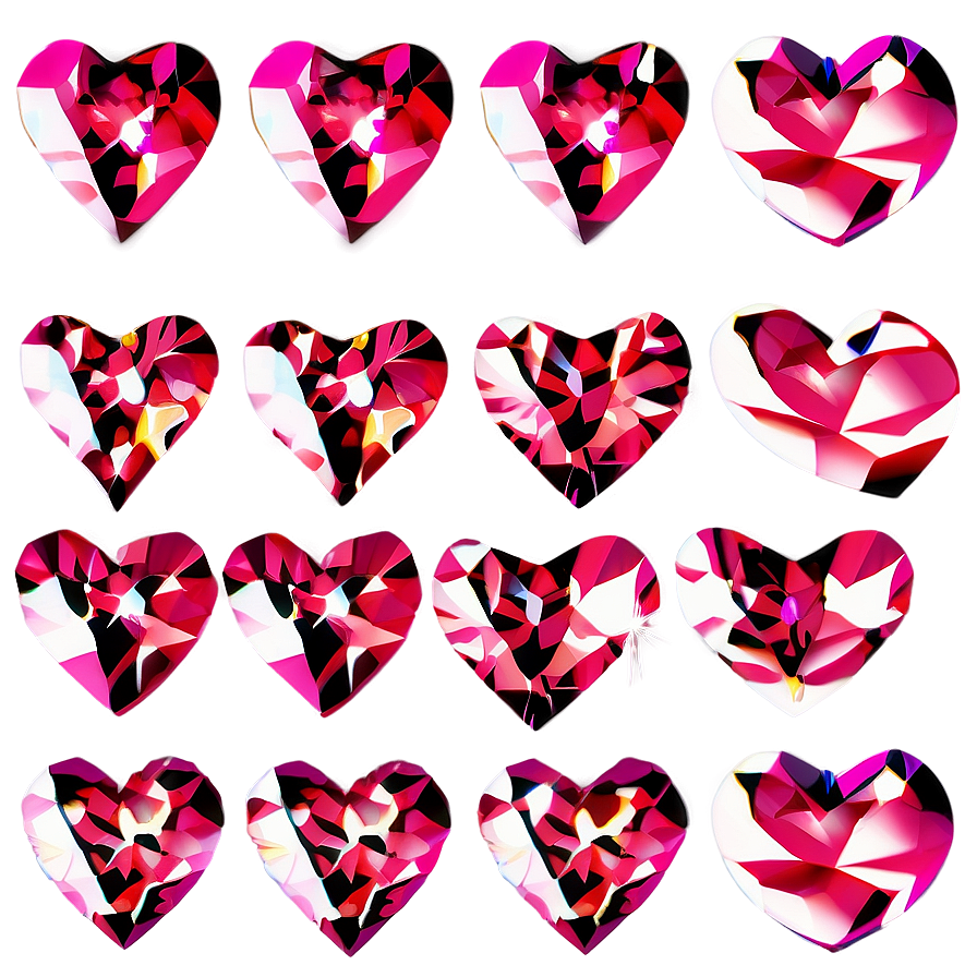 Bright Pink Heart Diamond Symbol Png Hdt29