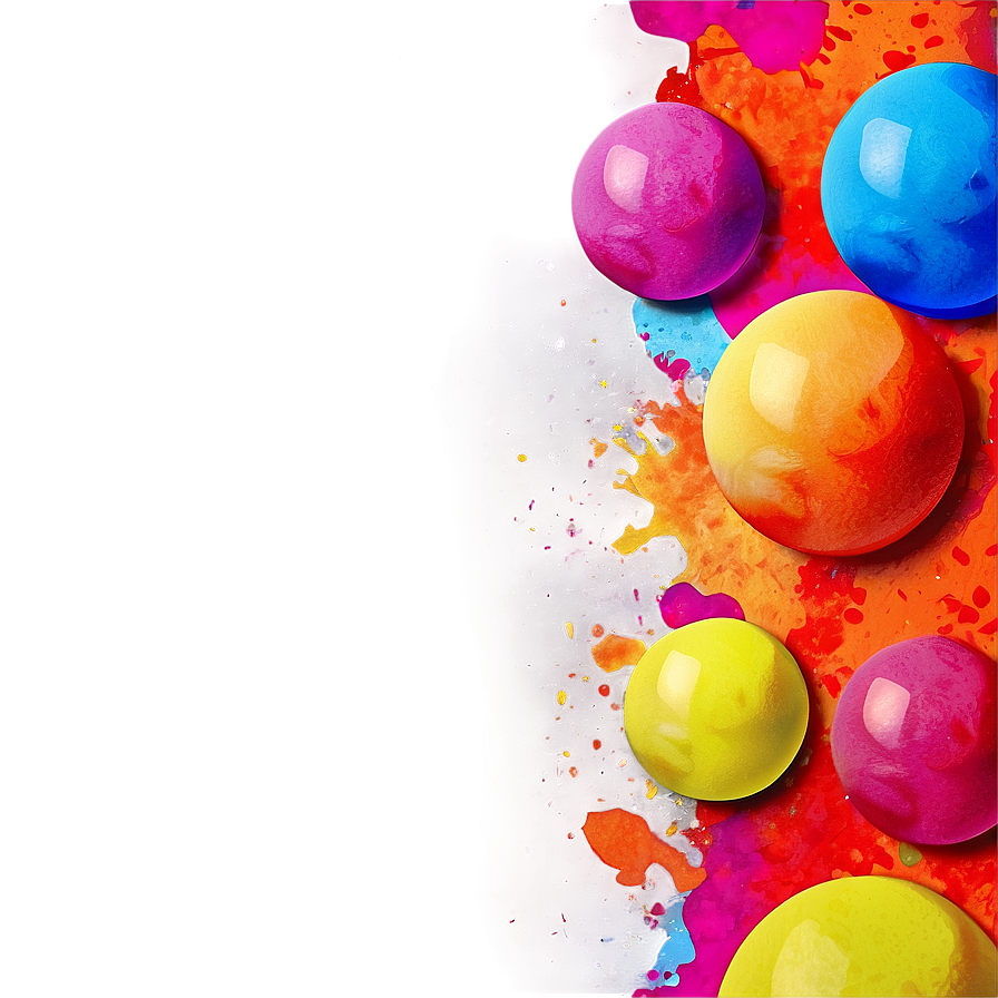 Bright Pop Color Splash Png 68