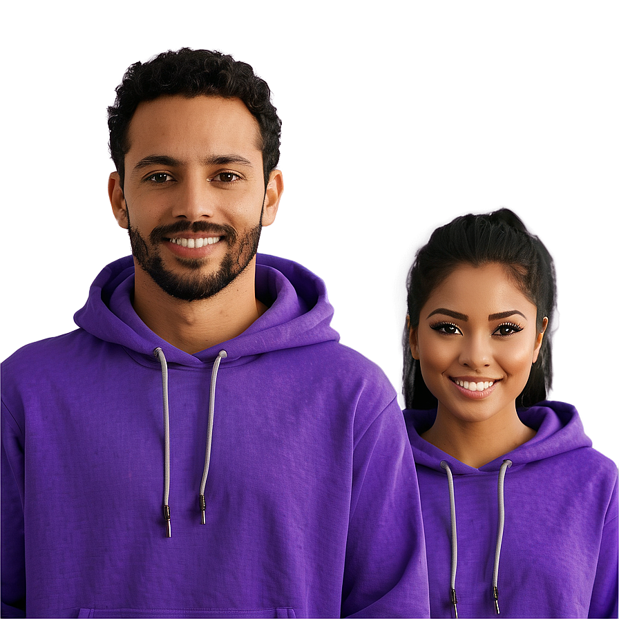 Bright Purple Hoodie Visual Png Chf