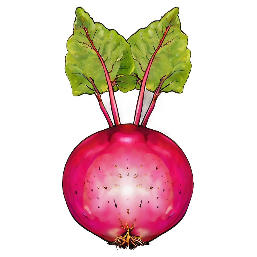 Bright Radish Halves Png 14