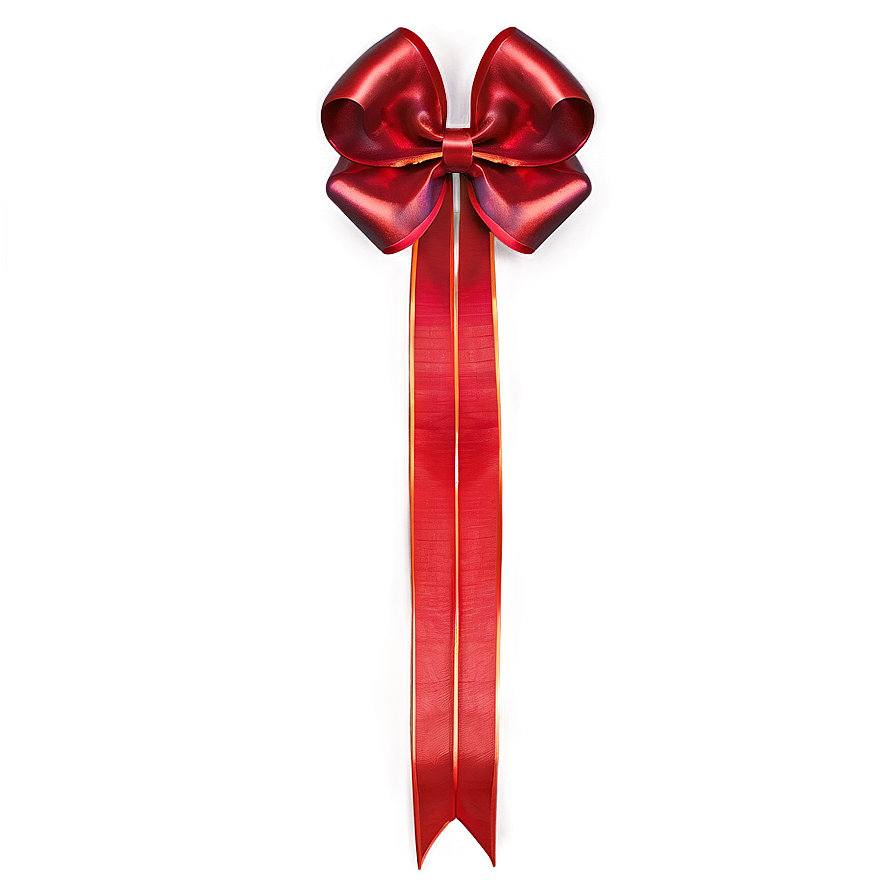 Bright Red Bow Png Oil78