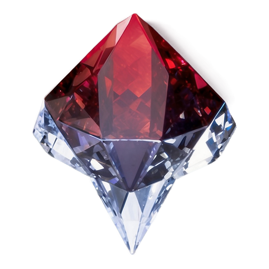 Bright Red Crystal Png 06242024