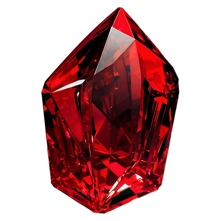 Bright Red Crystal Png Ung