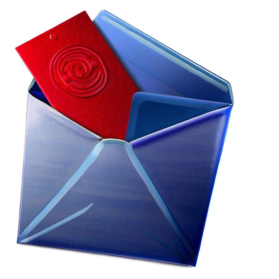 Bright Red Envelope Png 06292024