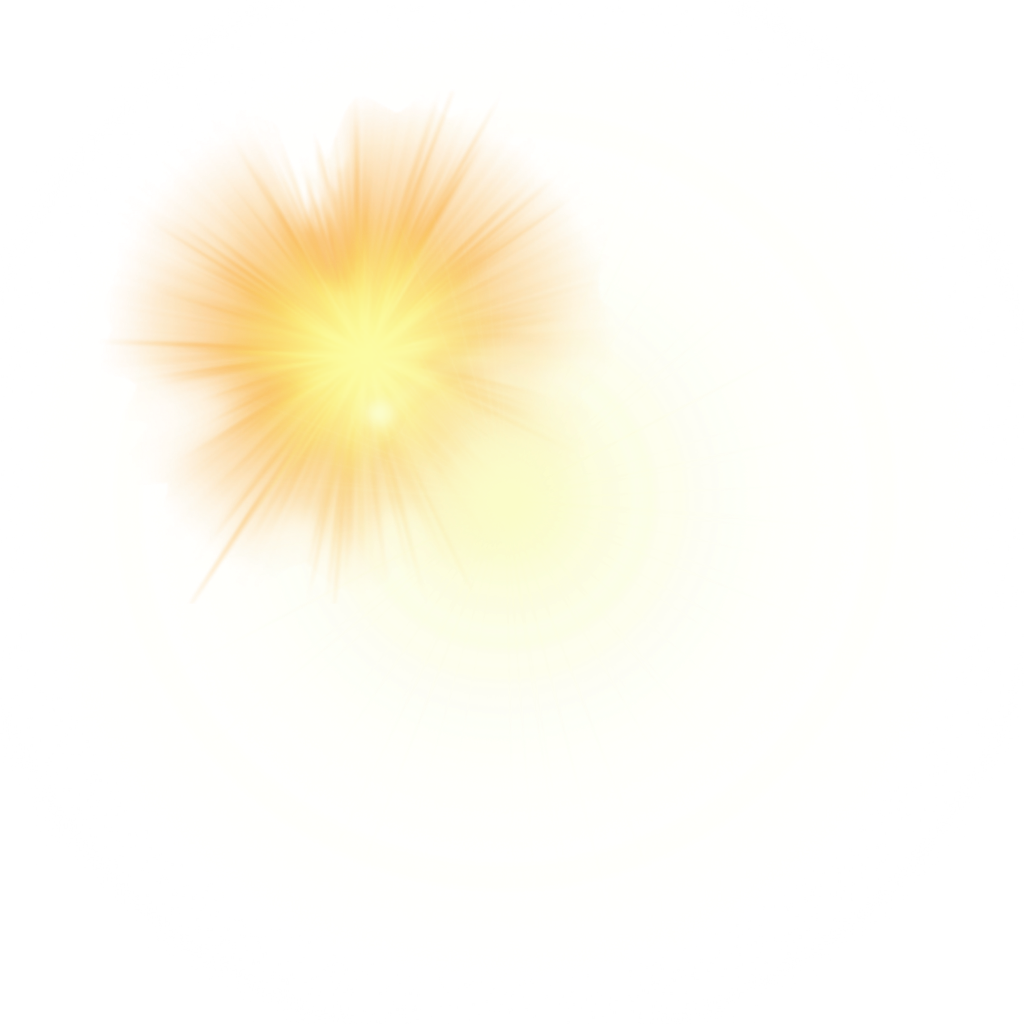 Bright Sunburst Lens Flare