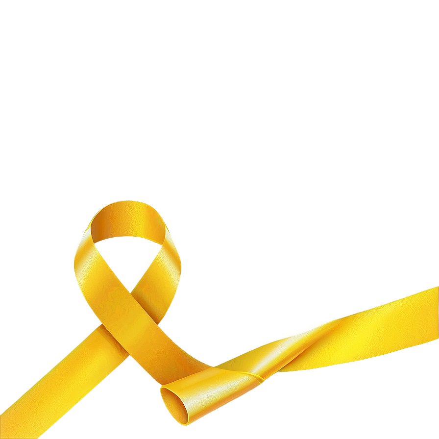 Bright Yellow Ribbon Png Okc